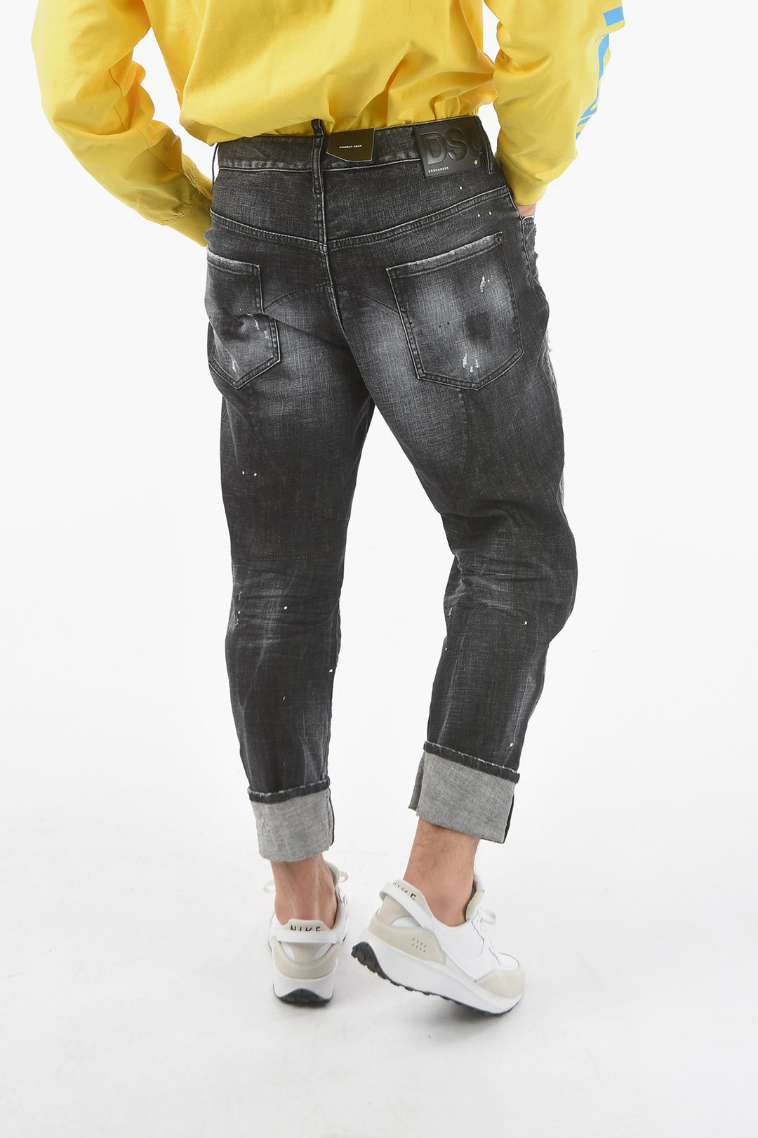 DSQUARED2 ディースクエアード Black STRETCH デニム S74LB1092 JEANS