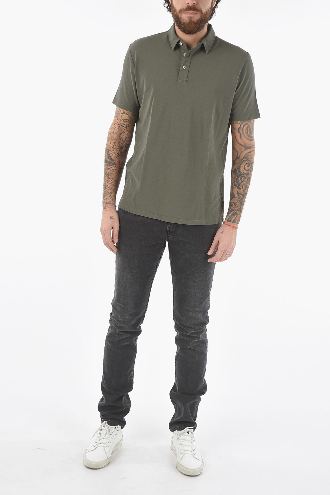 ALTEA アルテア シャツ トップス メンズ Shirts Military green - 通販