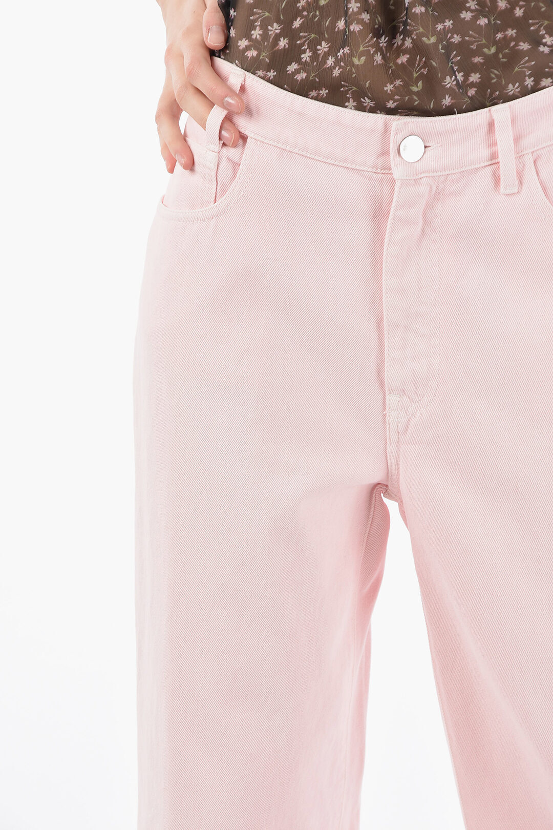 RAF SIMONS ラフシモンズ JEANS 221 Pink FIT 0034 WIDE WAISTED