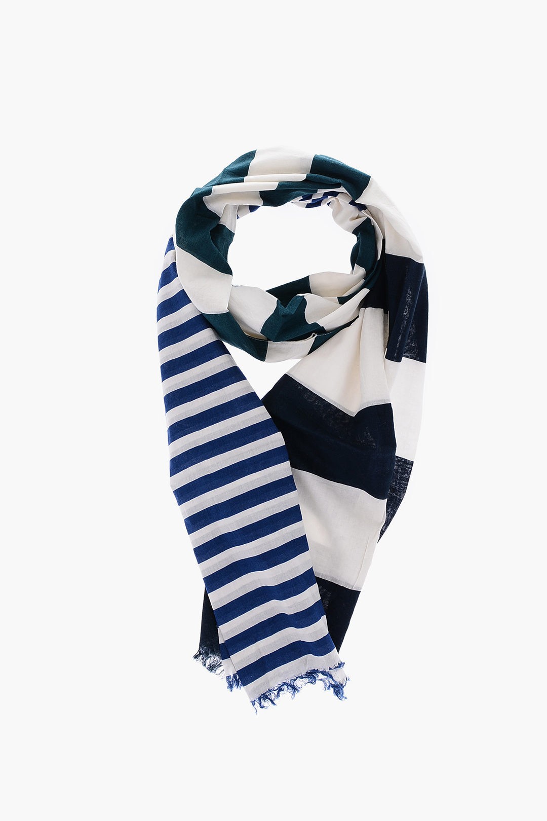 CORNELIANI コルネリアーニ Blue ファッション小物 776B422 6169116 01 メンズ CC COLLECTION  TWO-TONE STRIPED FOULARD dk 【絶品】