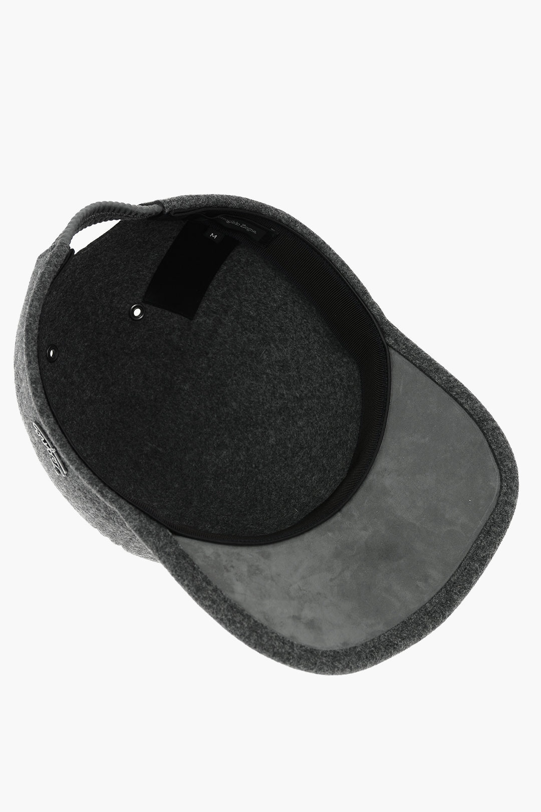 ERMENEGILDO ZEGNA エルメネジルド LEATHER ゼニア WITH B2C Gray 帽子 INNER Z2I10H WOOL GR1 メンズ HAT dk 帽子 | dermascope.com