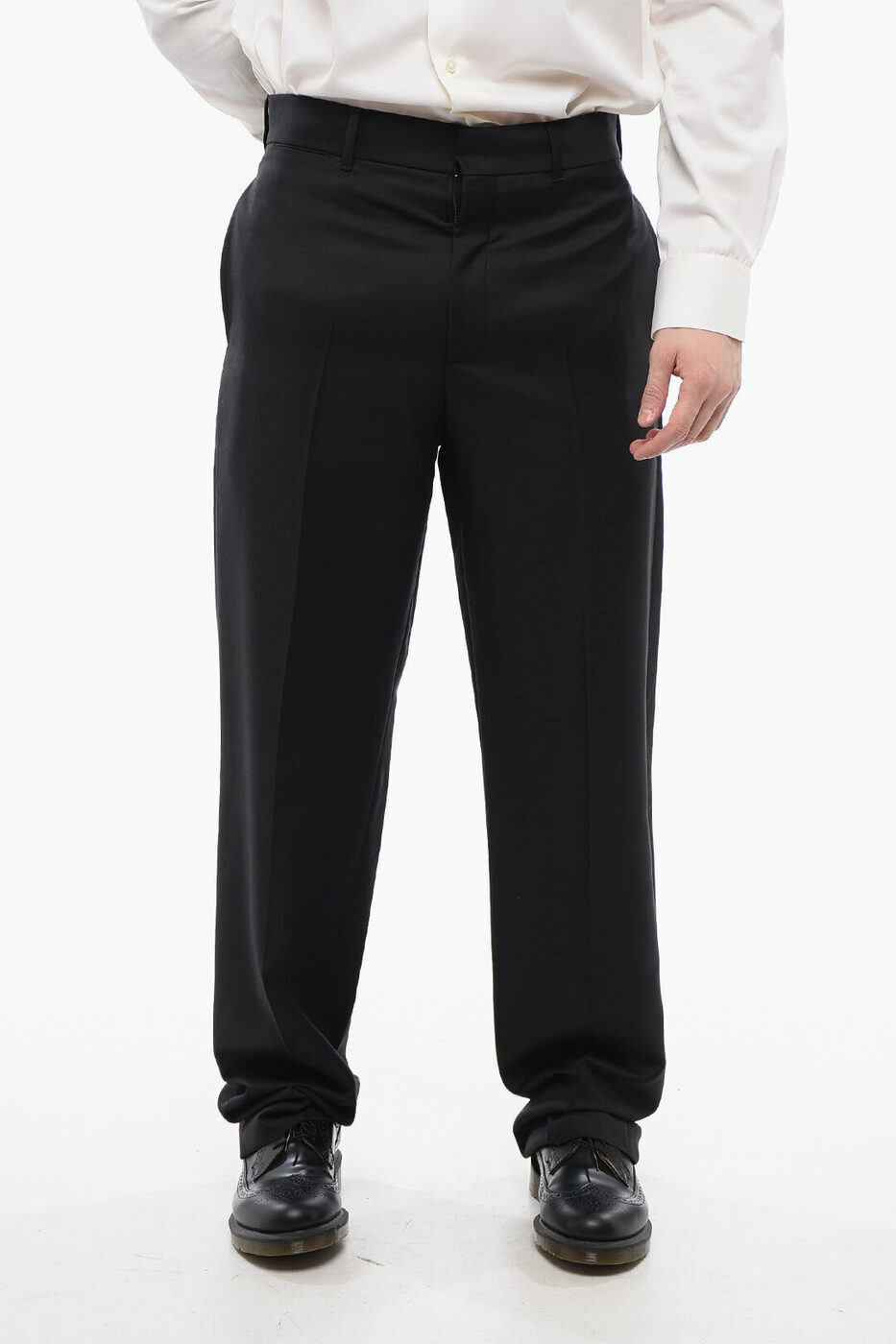 Dior HOMME ウール ノータック スラックス パンツ ブラック 44 楽天市場】ディオールオム DIOR HOMME メンズ パンツ ボトムス