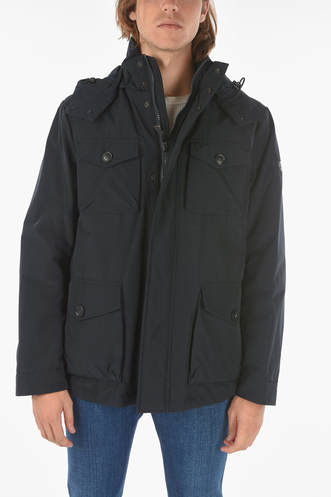 日本未発売 WOOLRICH ウールリッチ Blue ジャケット COWOCPS2694PR10