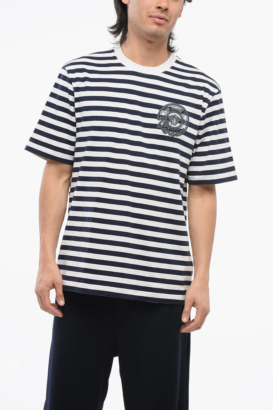 楽天市場】ヴェルサーチ VERSACE Tシャツ メンズ ブラック T
