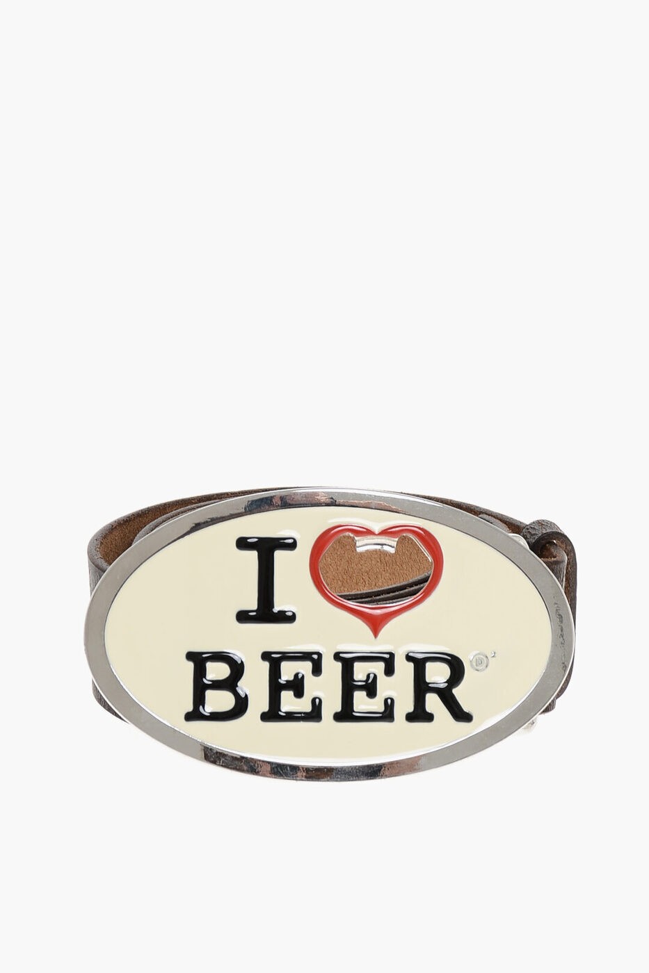 ディースクエアード　I LOVE BEER ベルト 黒 レザー　メンズ DSQUARED2 ディースクエアード ベルト MADE WITH LOVE BEL