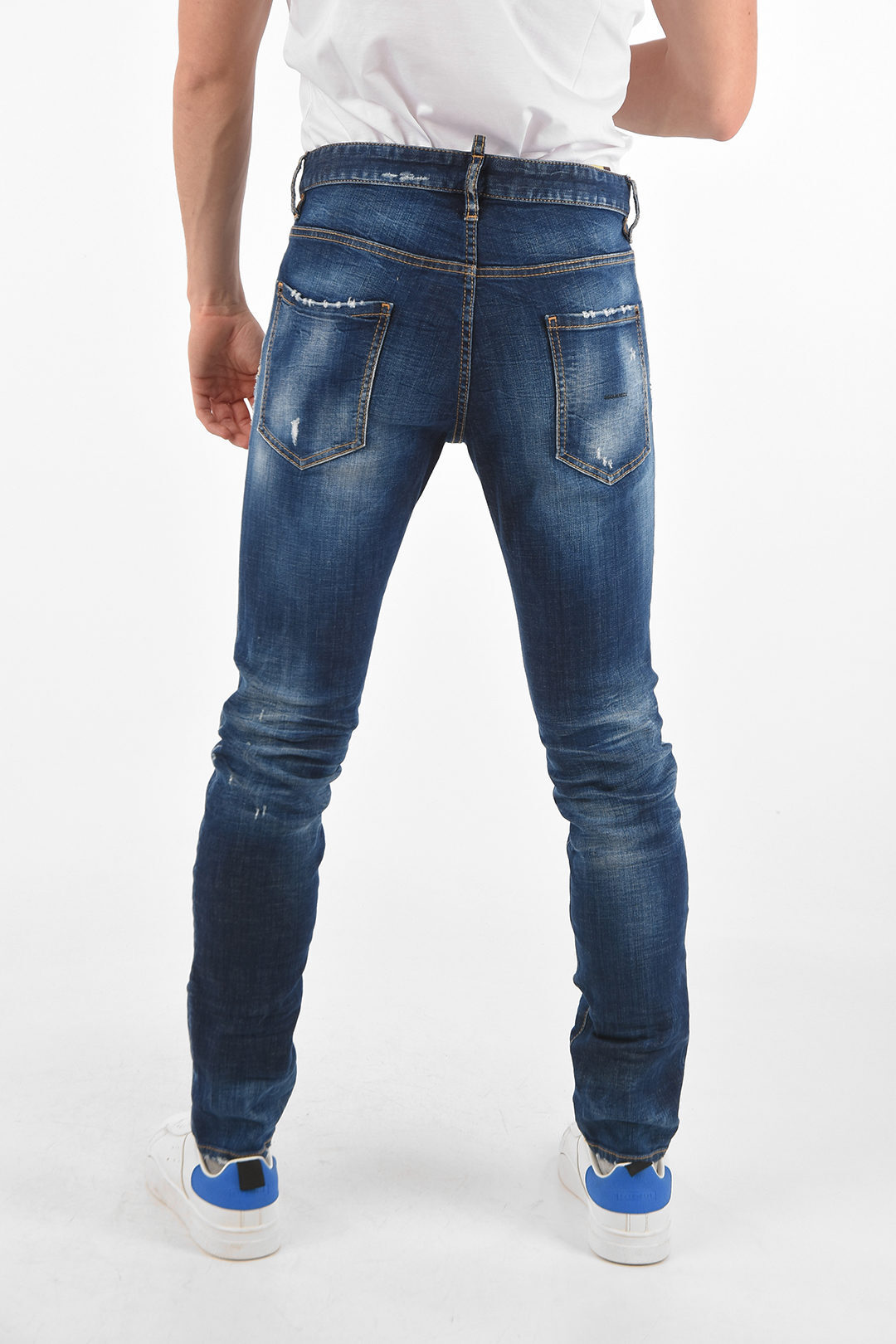 DSQUARED2 ディースクエアード Blue VINTAGE 16CM S30342 JEANS GUY