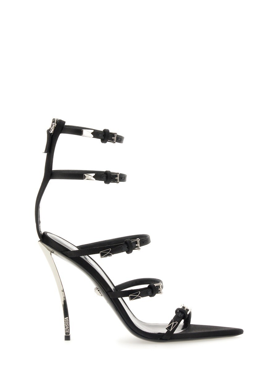 送料関税込み★VERSACE★メドゥーサ・レザー・トング・サンダル 中古・古着通販】VERSACE (ヴェルサーチ) メデューサトング