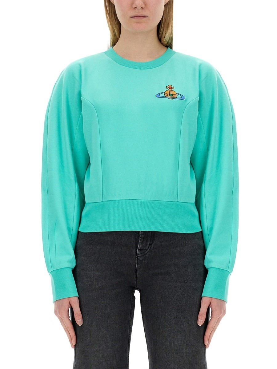 Vivienne Westwood スウェット トレーナー ☆vivienne westwood☆ロゴ 長袖 スウェットシャツ / メンズ