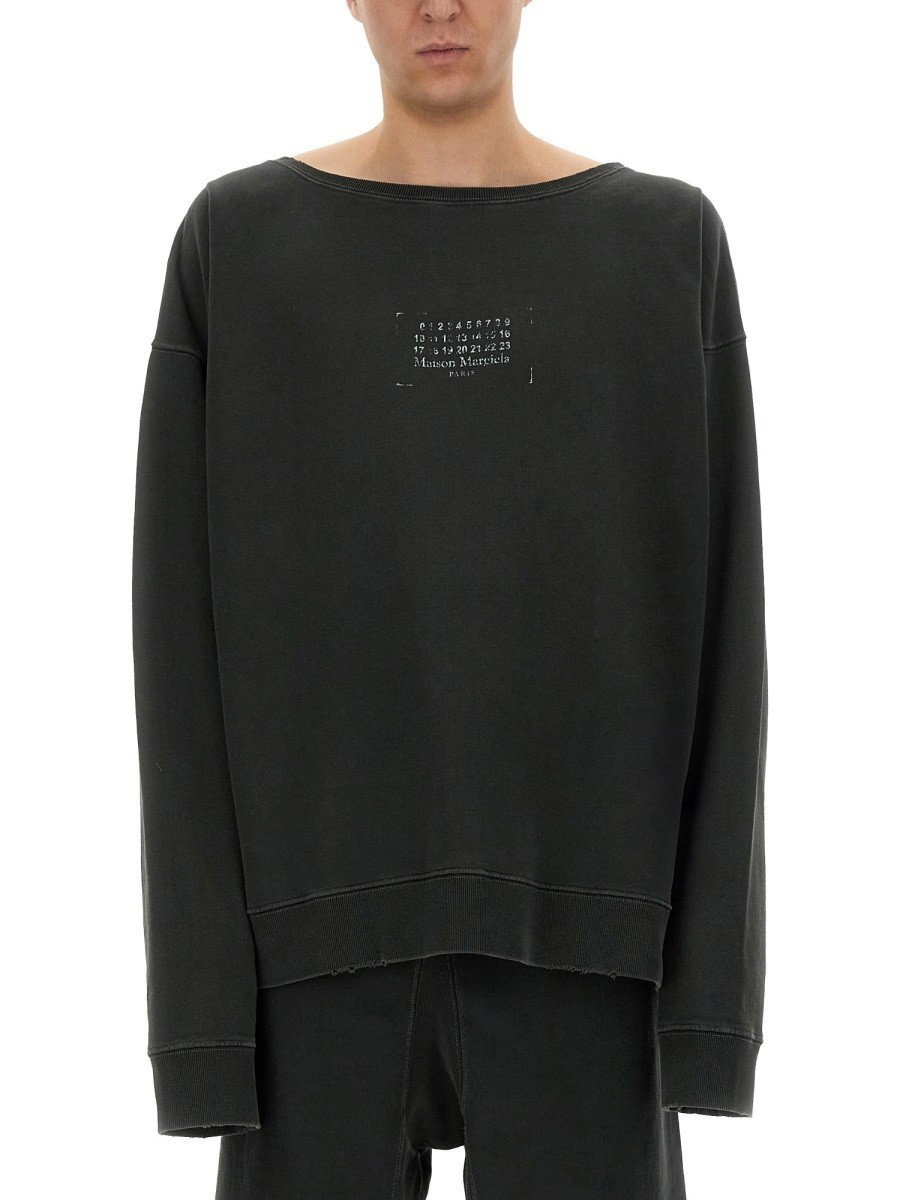 【マルジェラ】エルボーパッチ スウェット トレーナー 46 Margiela Maison Margiela/メゾンマルジェラ】よりエルボーパッチ