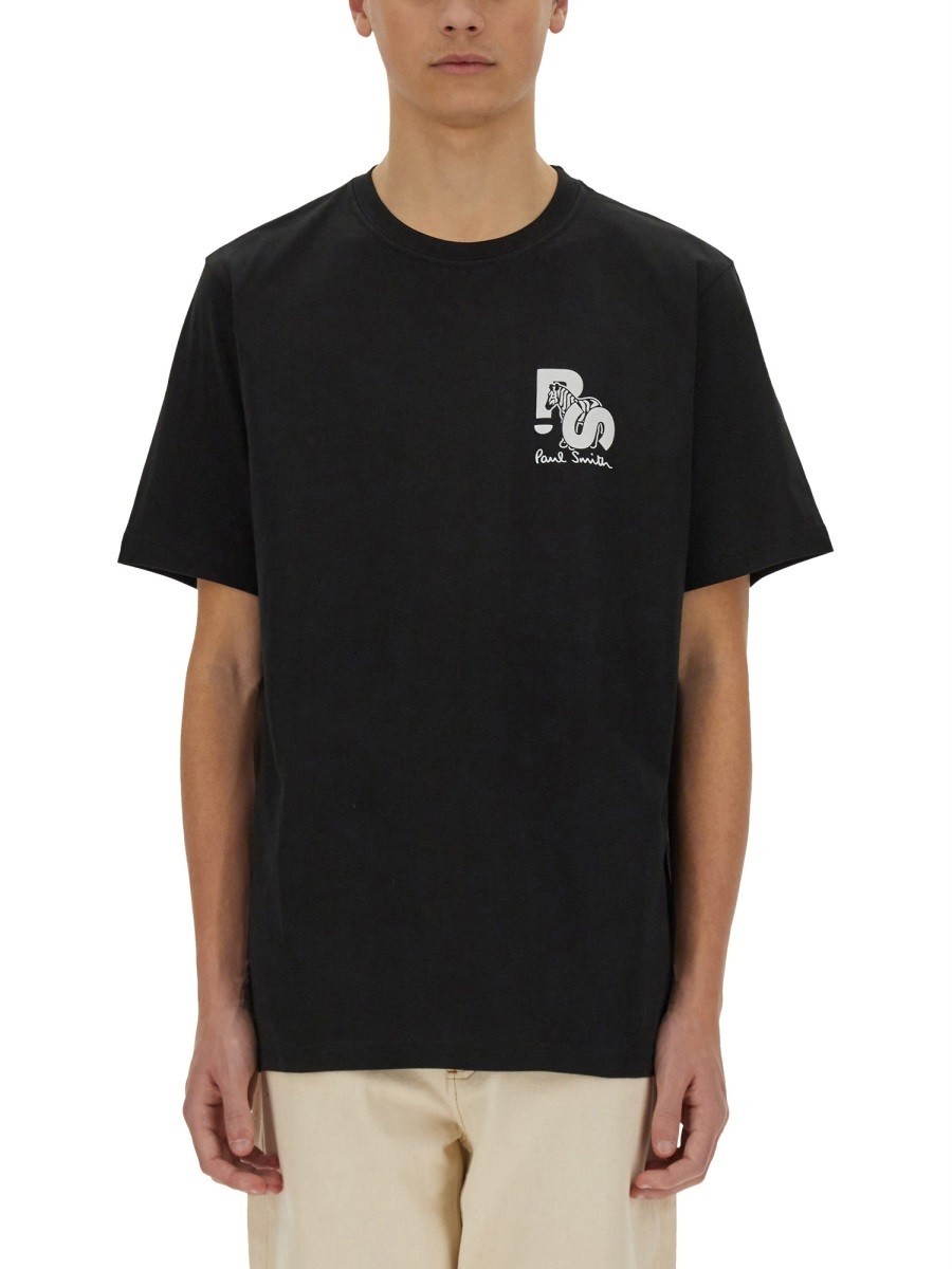 Paul Smith メンズ Tシャツ 5パック Men's Black Organic Cotton T-Shirts Five Pack