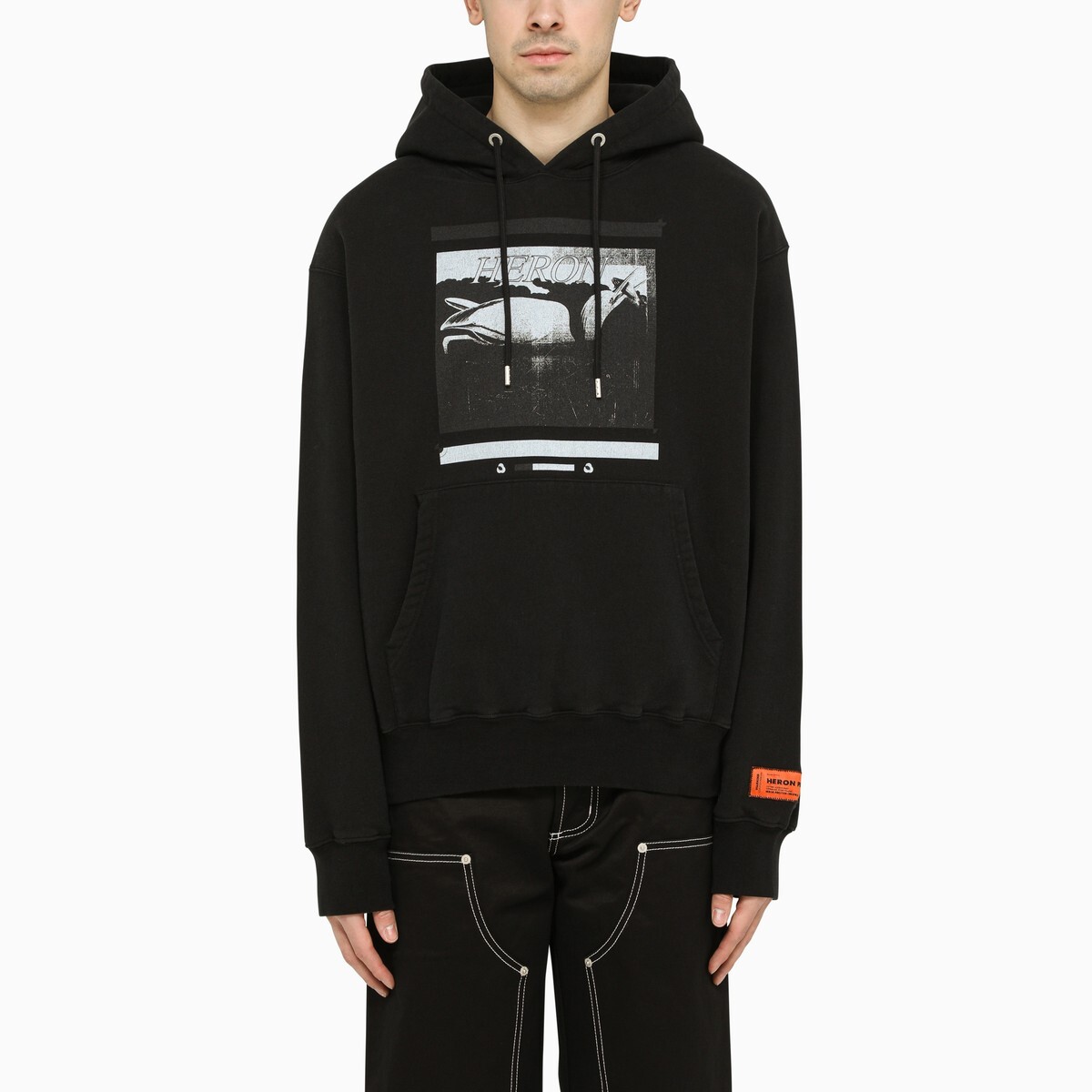 海外販売× 【HERON PRESTON】ヘロンプレストン 【PRINT HOODIE