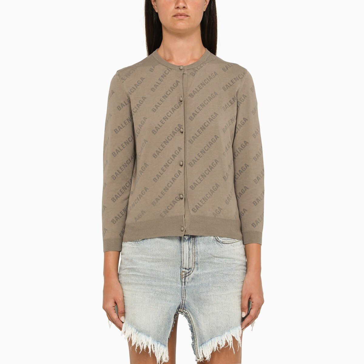 BALENCIAGA バレンシアガ Beige トップス レディース 秋冬2022 706303T3234 L_BALEN-0966 ff