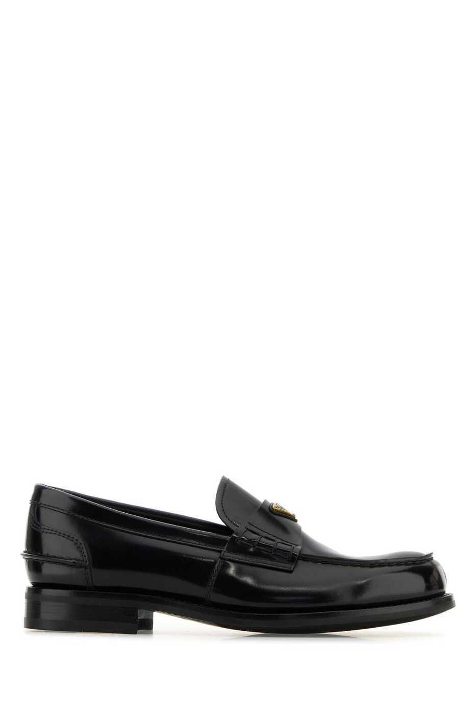 PRADA プラダ　プラダスポーツ　スタッズローファー　ホワイト 28cm プラダ PRADA ローファー オックスフォード トライアングルロゴ