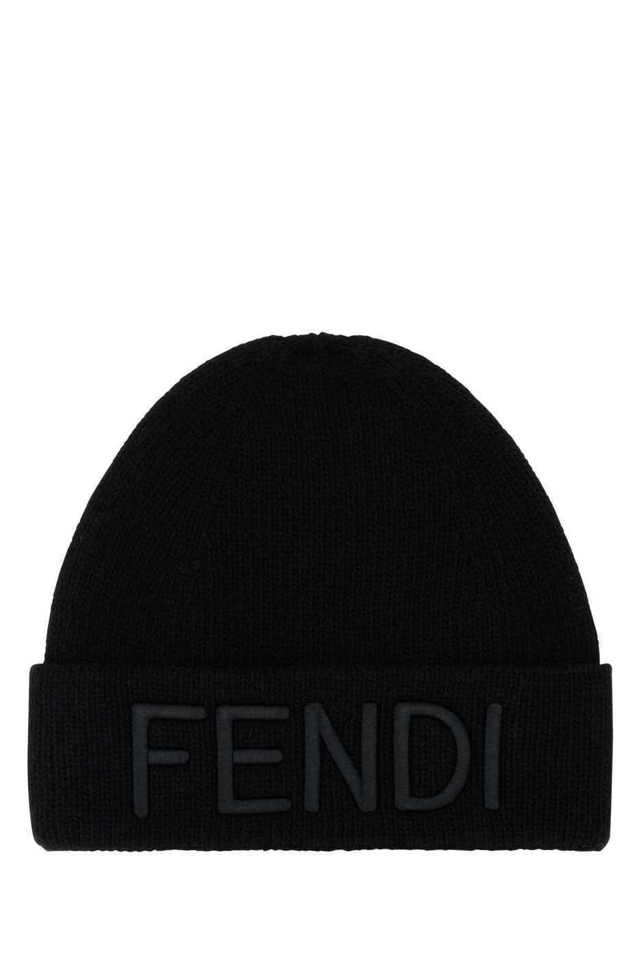 FENDI フェンディ クロシェハット 黒 帽子 ブラック 楽天市場】FENDI フェンディ ファブリック バケットハット 帽子