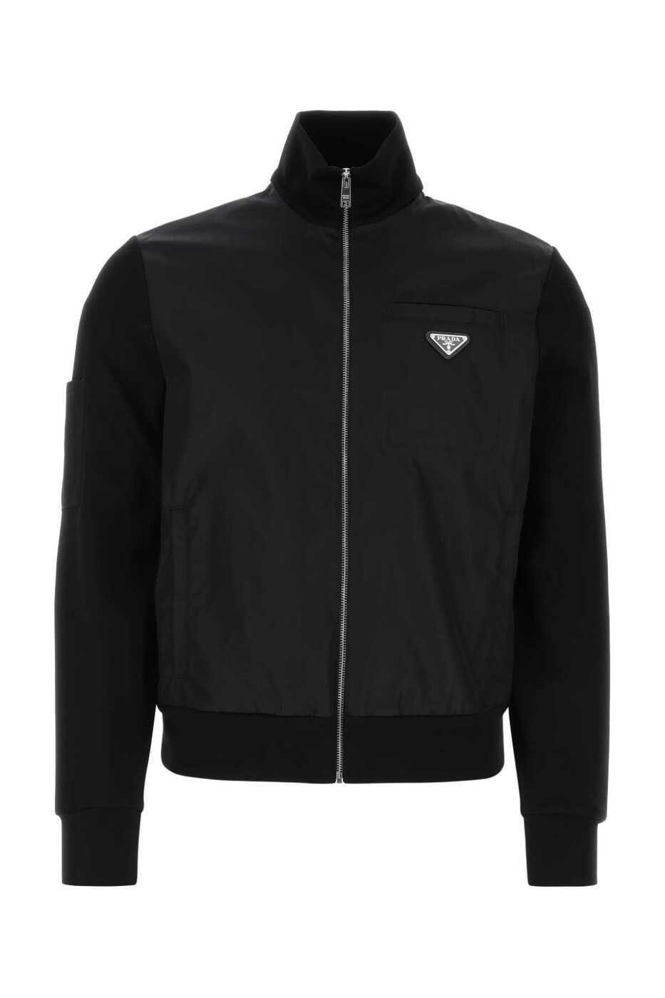 美品！　PRADA　コットンジャケット　ネイビーカラー　メンズ　男性用 中古・古着通販】PRADA (プラダ) コットンジャケット ネイビー