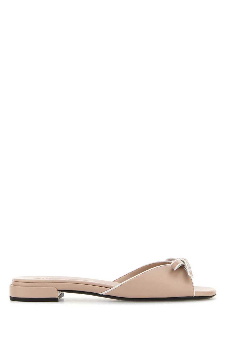 サンダル・ミュール MiuMiu FW25 Fuchsia leather clogs (5Z425EFA030069 F0638) Red Patent Leather Clogs | Miu Miu