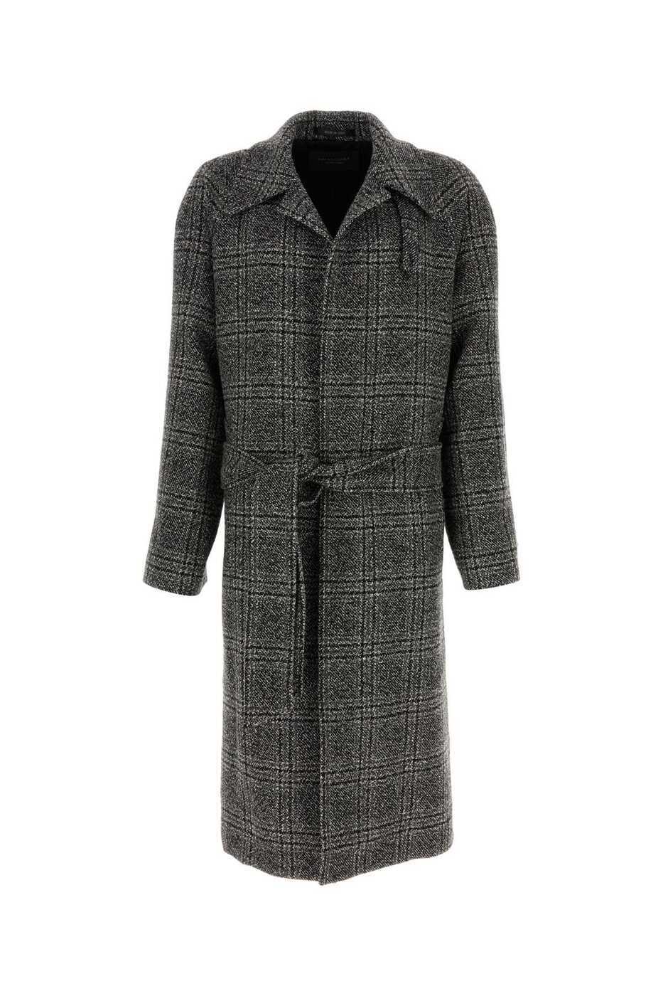 BALENCIAGA フラワープリント　リバーシブルロングコート　レア org.jpg