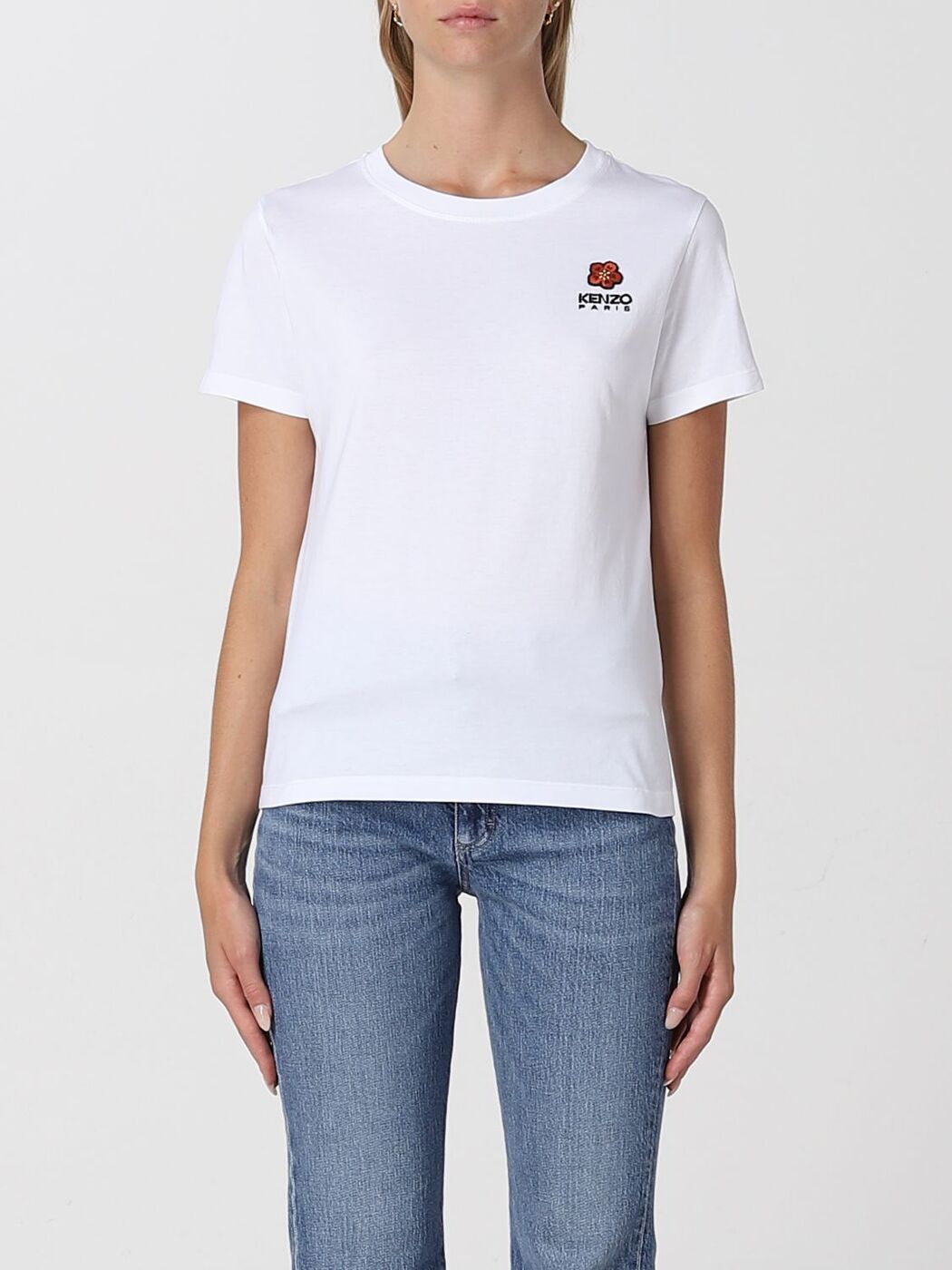 Tシャツ・カットソー KENZO Woman T-Shirt White FE52TS1164SG 02 Kenzo Outlet: T-shirt woman - White | Kenzo t-shirt
