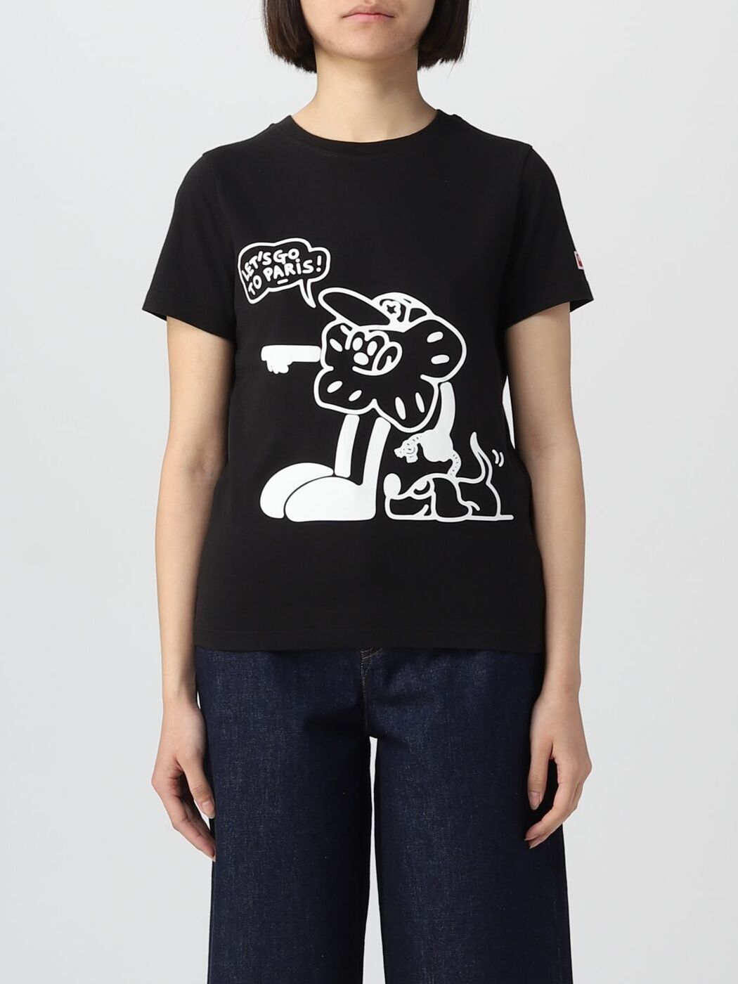 Tシャツ・カットソー KENZO Woman T-Shirt White FE52TS1164SG 02 Kenzo Outlet: T-shirt woman - White | Kenzo t-shirt