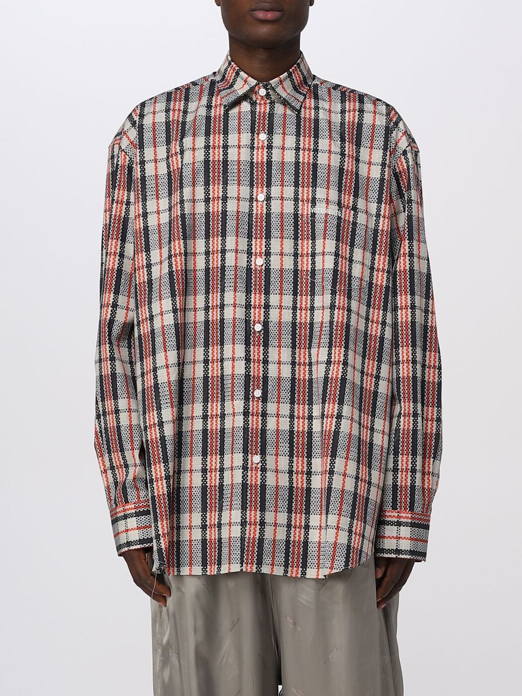 楽天市場】ヴェトモン VETEMENTS メンズ シャツ カジュアル 長袖