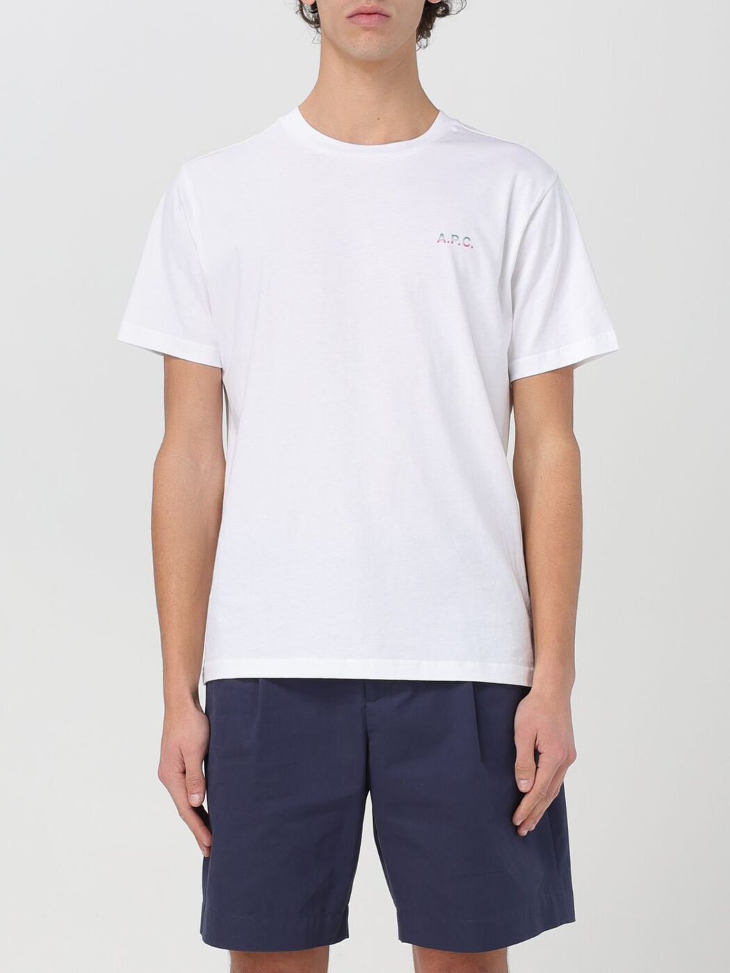 Tシャツ・カットソー A.P.C. Men T-shirt White COEIOH26360 AAB Caroll T-Shirt | Organic jersey | A.P.C. Ready-to-Wear