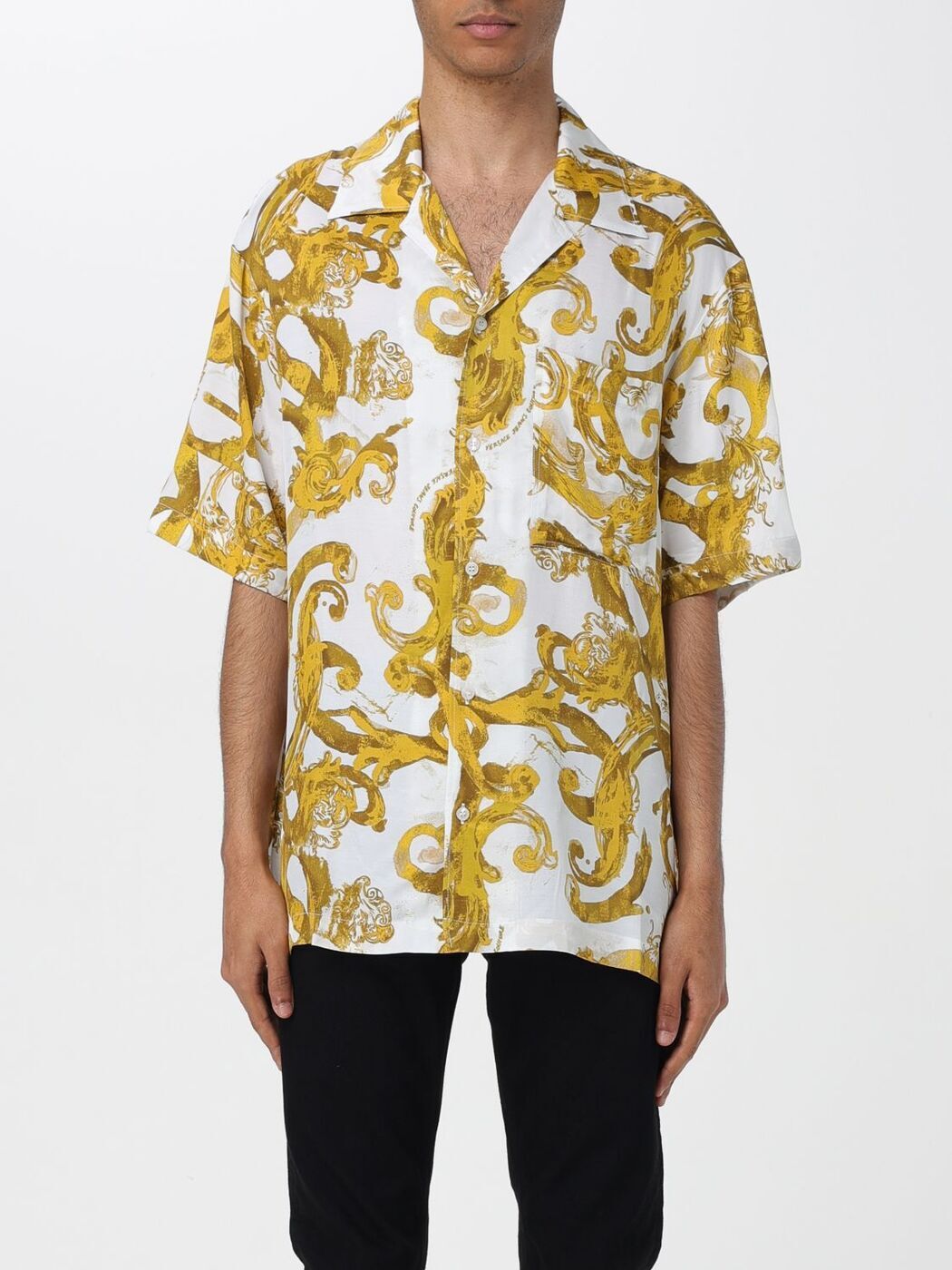 【新品】Versace ヴェルサーチ ジーンズクチュール バロック調シャツ 50 Versace Jeans Couture / ヴェルサーチ ジーンズ クチュール