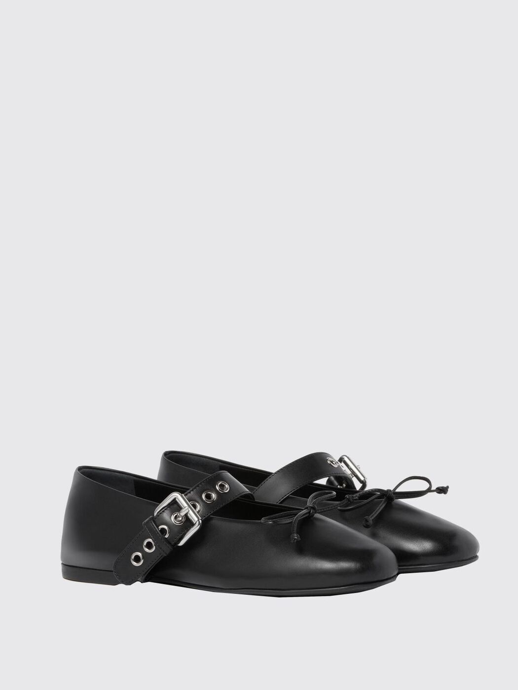 【美品】miu miu ブラック フラットシューズ　ベロア MIUMIU ミュウミュウ スリッパ ロゴ ベルベット フラット
