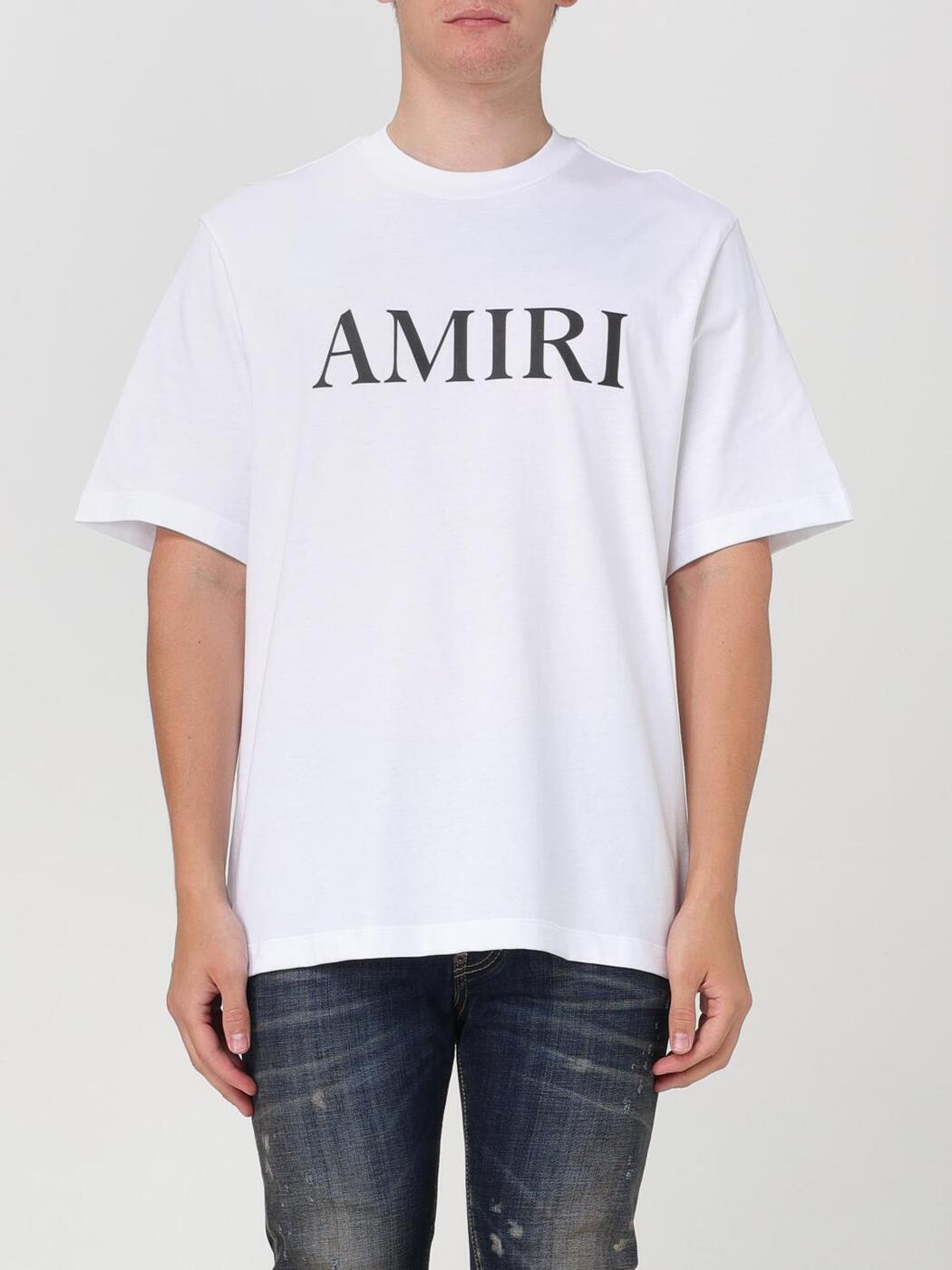 AMIRI☆半袖 柄入り ロゴ Ｔシャツ AMIRI ロゴ Tシャツ | ブラック | FARFETCH JP