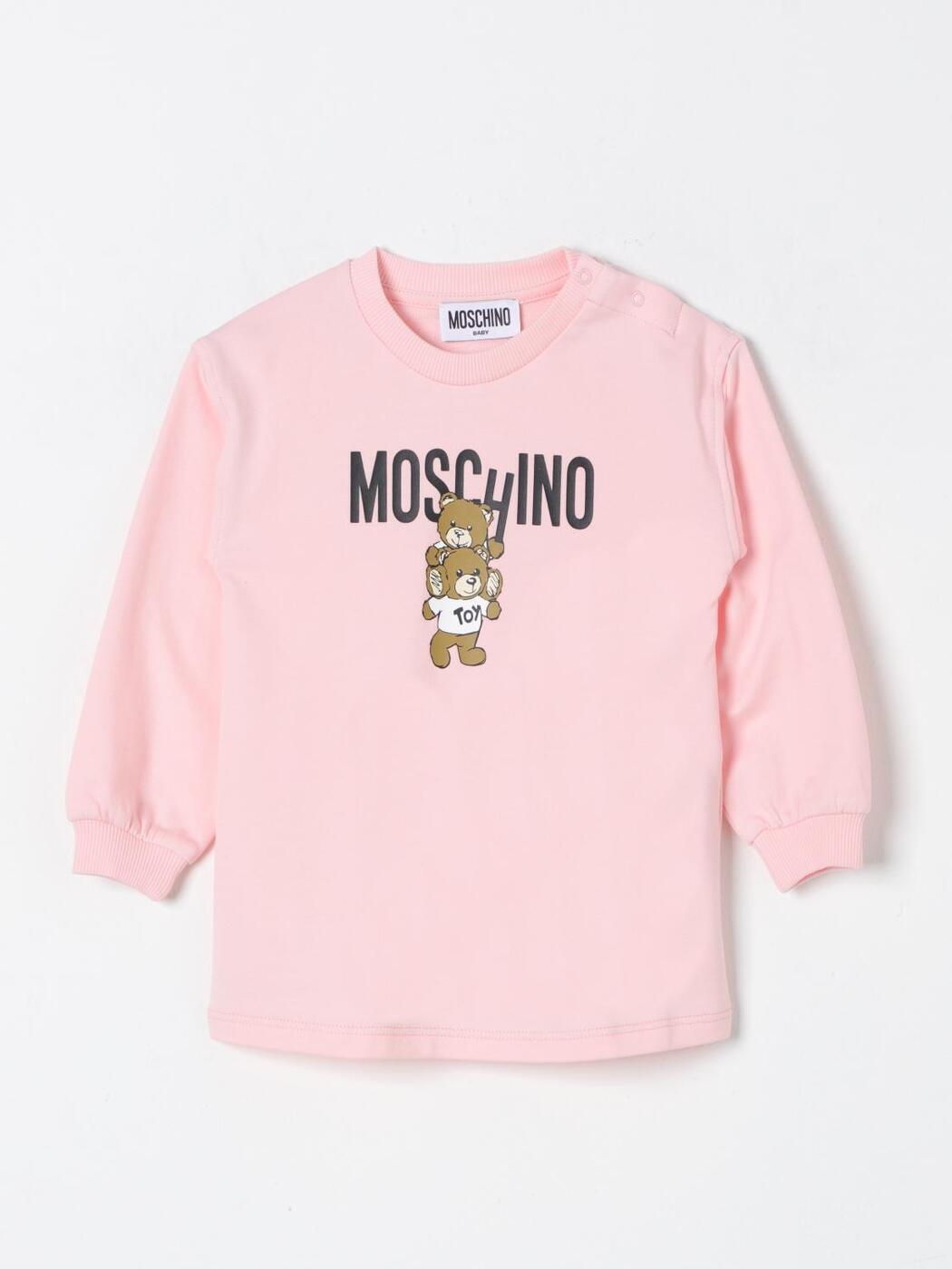 モスキーノ　キッズ　12A くまちゃん　ワッペン付きTシャツ　ホワイト モスキーノ キッズ 12A くまちゃん ワッペン付きTシャツ