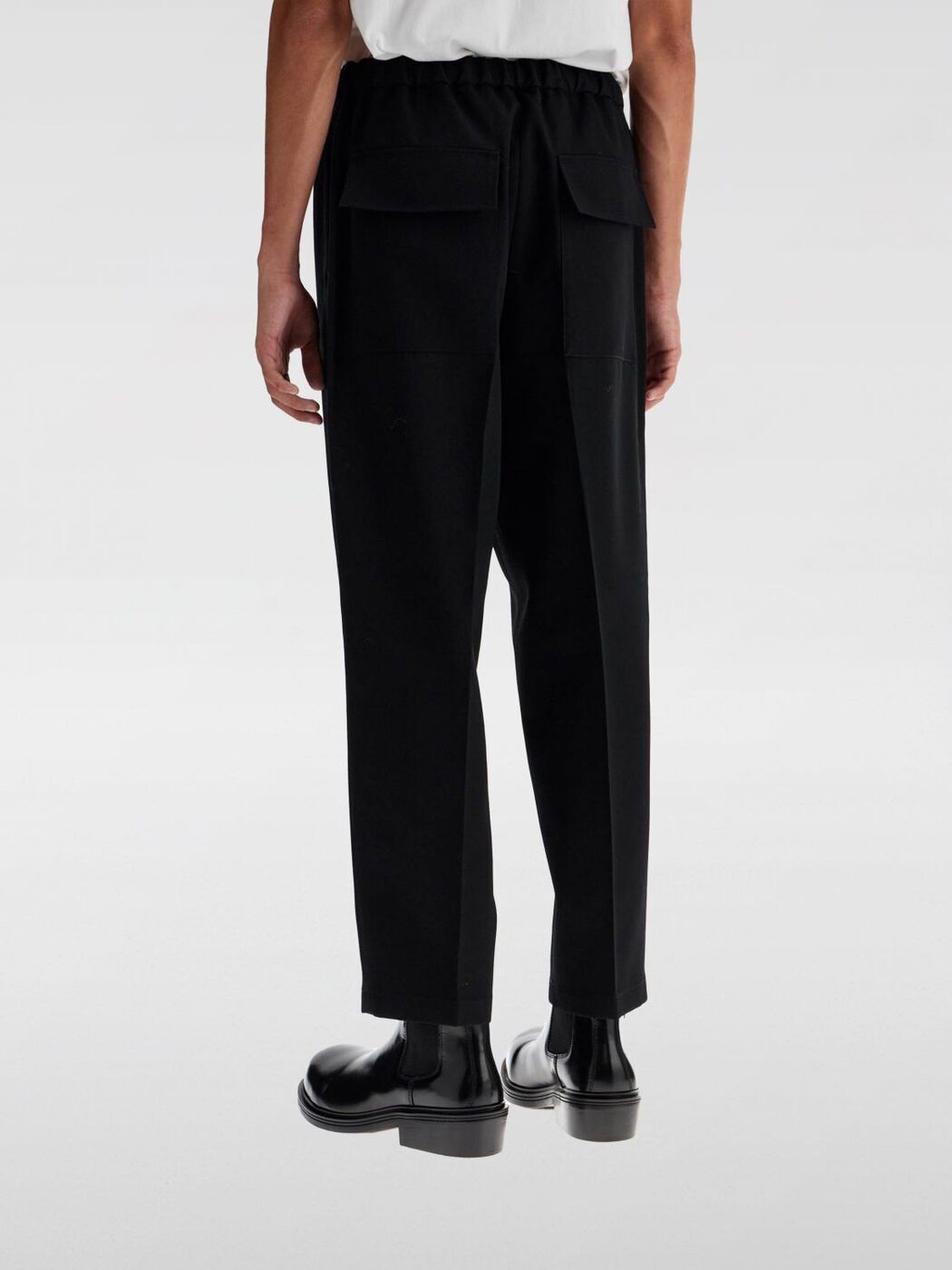 【Jil Sander】コットンスリムパンツ JIL SANDER ジルサンダー ブラック 21AW アレム コットンパンツ