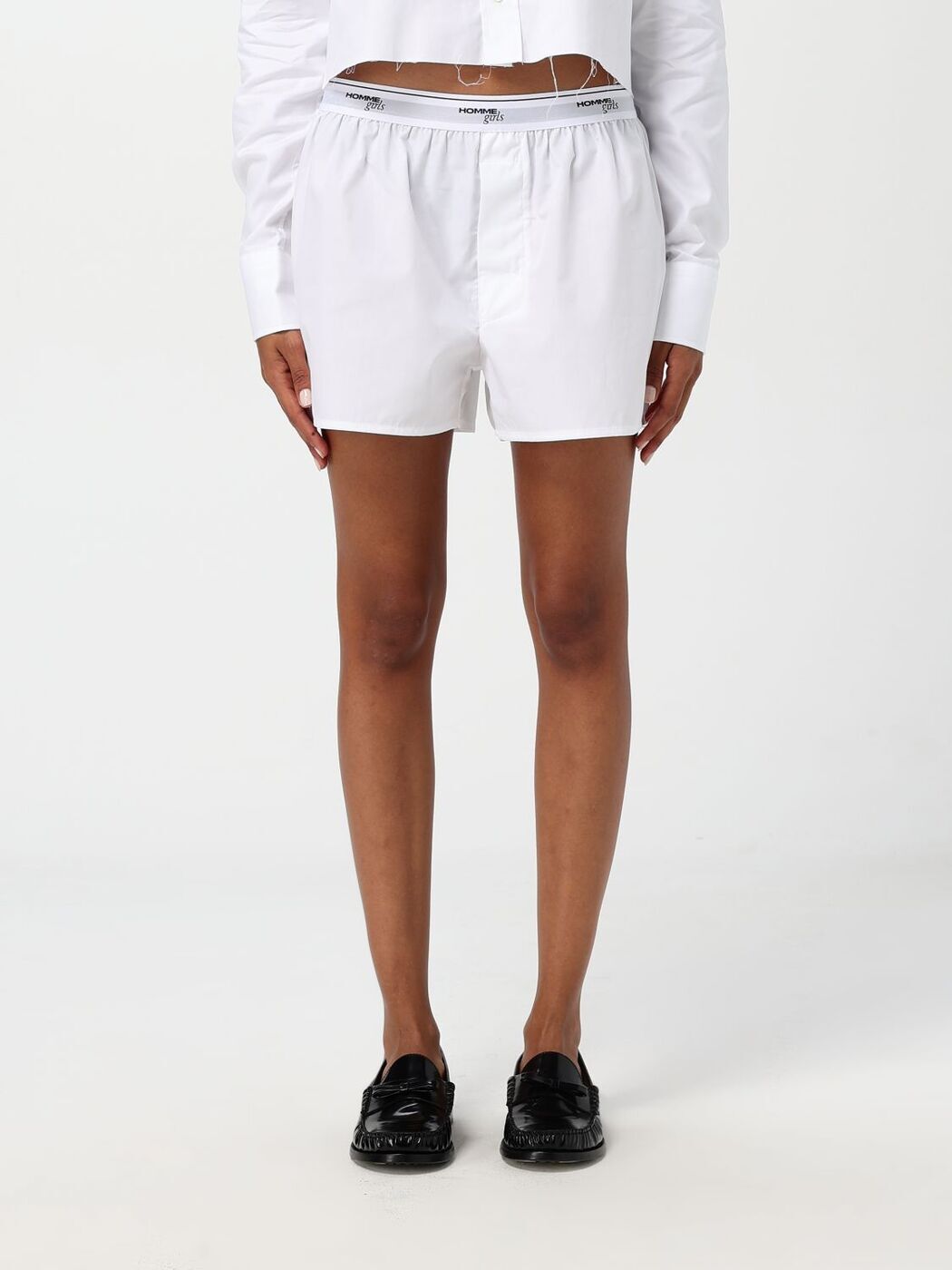 パンツ PINKO Woman Pants Milk 1000547624 O62 PINKO: Pants woman - White | Pinko pants 100547624 online at