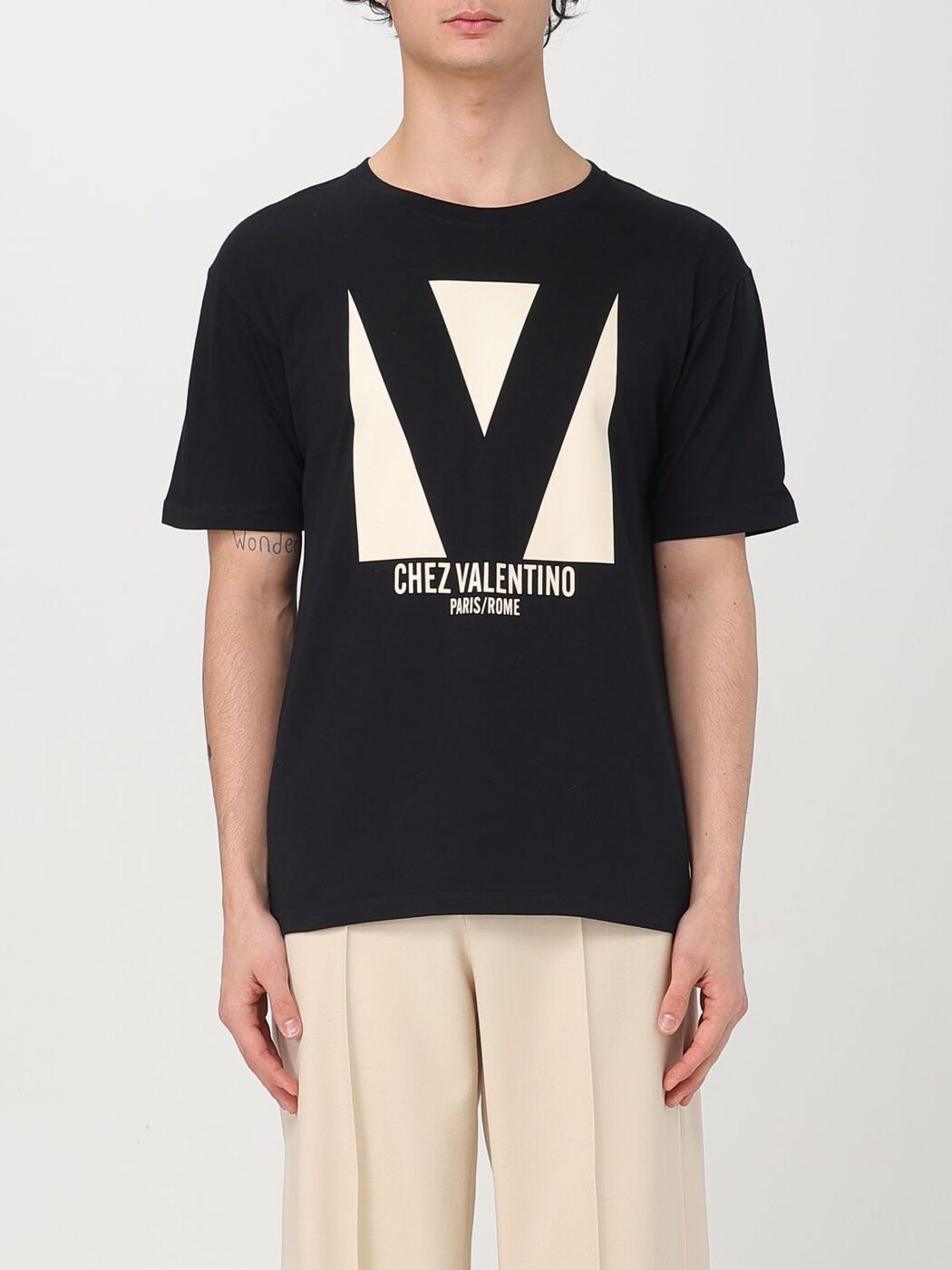 お値下げセール中⭐︎VALENTINO リッププリント Tシャツ 楽天市場】ヴァレンティノ VALENTINO 半袖Tシャツ クルーネック