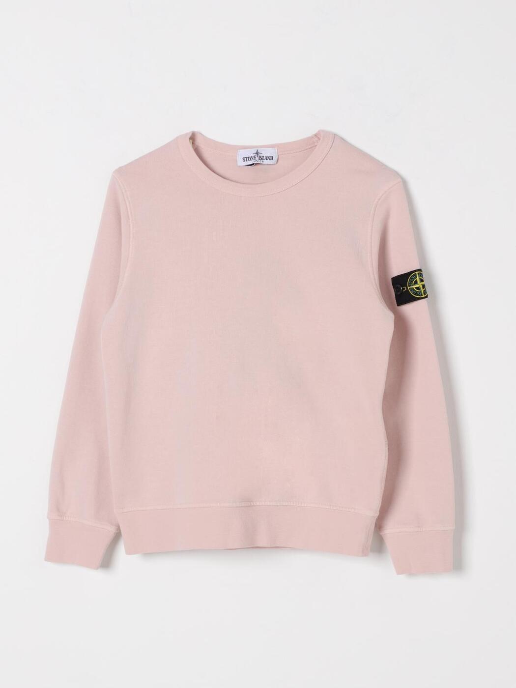 ストーン アイランド STONE ISLAND JUNIOR クルーネックジャンパー ニットウェア ボーイズ ピンク Crew neck jumpers 6100011S0040 Pink 関税 送料無料 ラッピング無料 2025SS gi画像