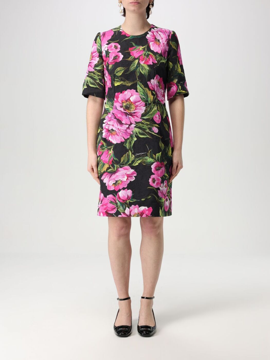【美品】DOLCE & GABBANA 膝丈ワンピース レオパード グレー 38 楽天市場】ドルチェ＆ガッバーナ DOLCE&GABBANA ドルガバ