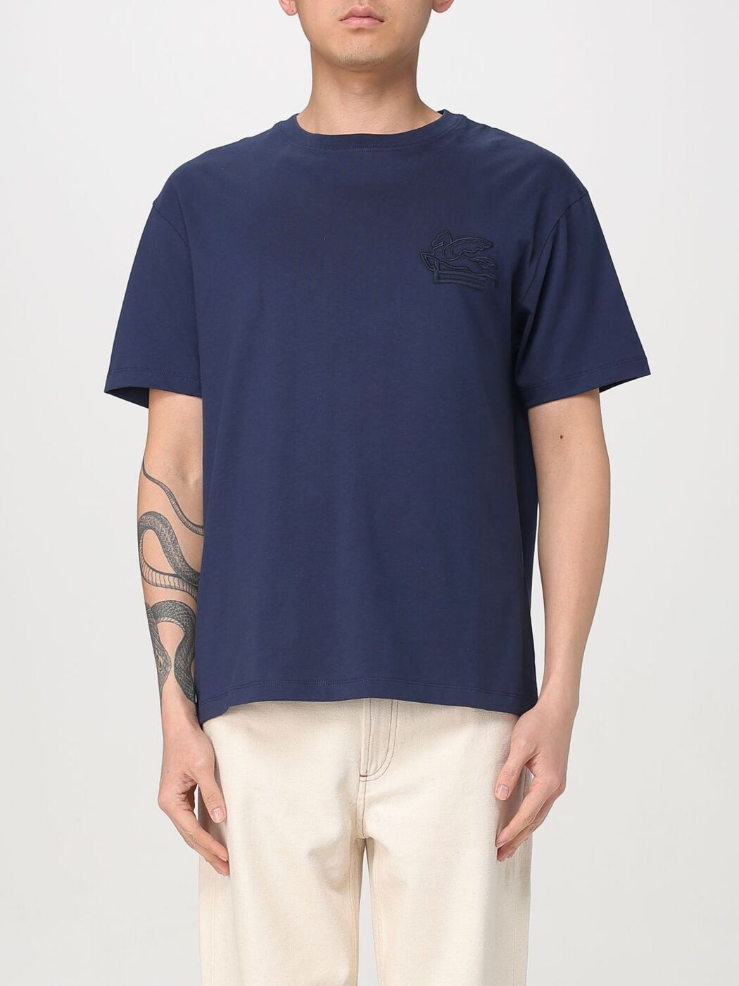 楽天市場】エトロ ETRO Tシャツ クルーネック 半袖 春夏 メンズ