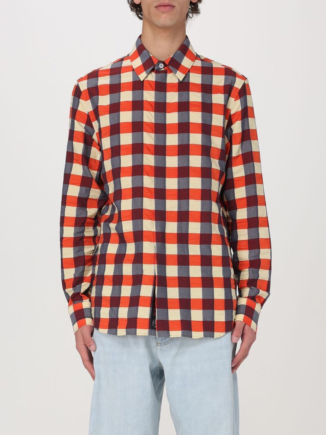 [BOTTEGA VENETA] ボッテガヴェネタ シャツワンピース レッド ボッテガヴェネタ 649055 VF1U0 クルーネックTシャツ メンズ XS