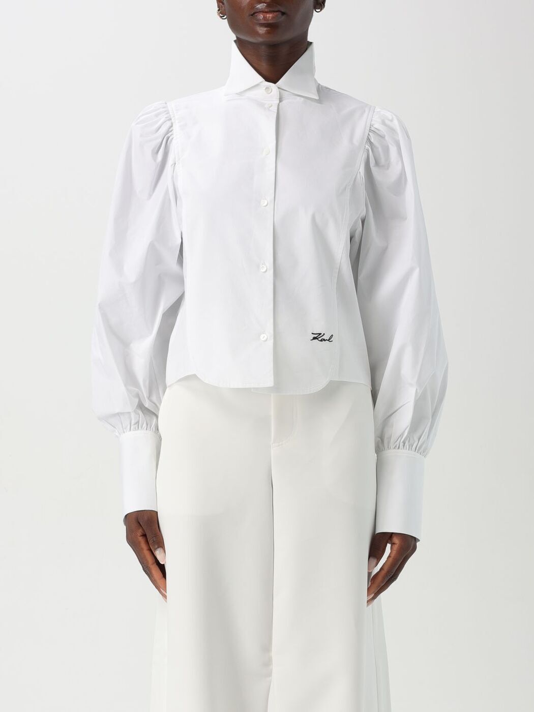 売れ筋商品|||カールラガーフェルド カットソー トップス レディース Women's Scalloped Flutter-Sleeve Top Parfait 楽天市場】カールラガーフェルド KARL LAGERFELD シャツ