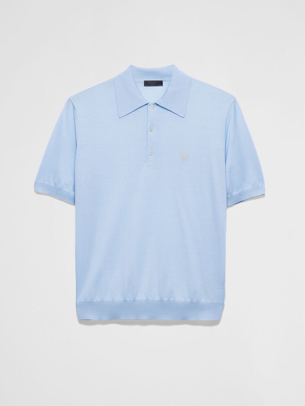 プラダ　PRADA ポロシャツ　ライン　L Prada Cotton Polo Shirt (PRADA/ポロシャツ) PRADA COTTON POLO