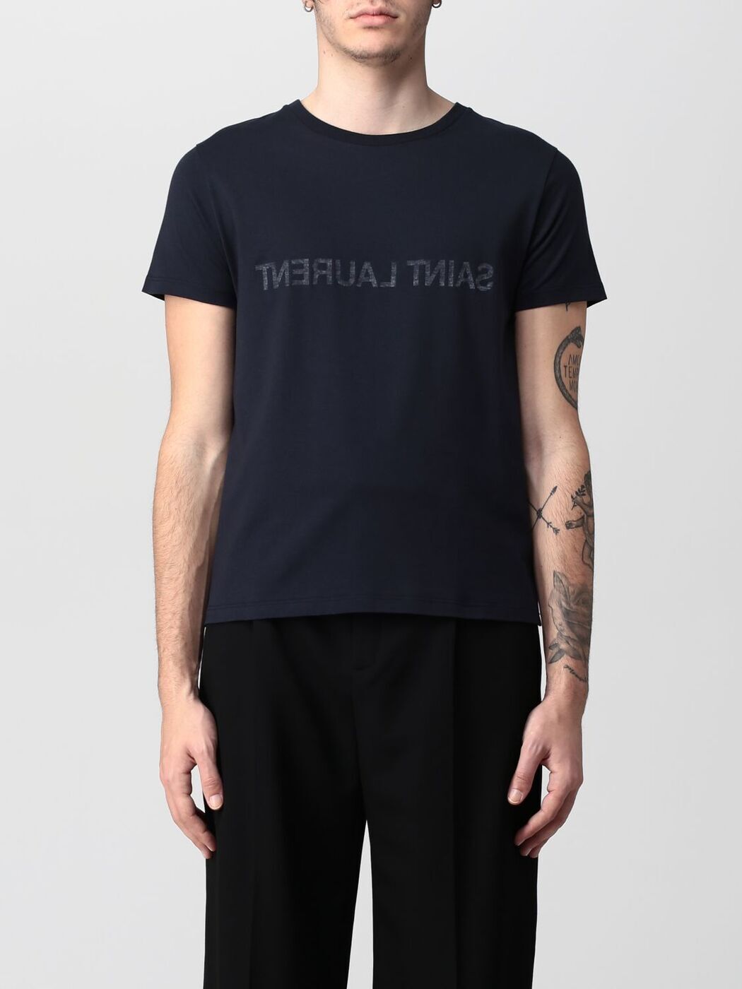 新作☆【SAINTLAURENT】コットンジャージーTシャツ S52GC0327_S24312_900-01_2501.jpg