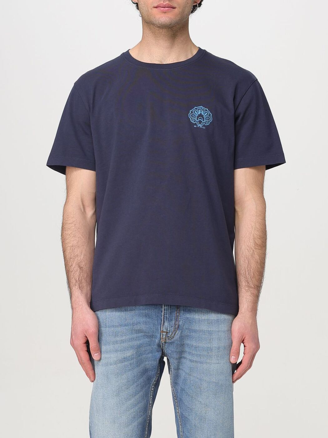 ETRO ロゴ刺繍クルーネックTシャツ 【関税込】 楽天市場】ETRO エトロ Tシャツ 1Y020 9479 メンズ 半袖