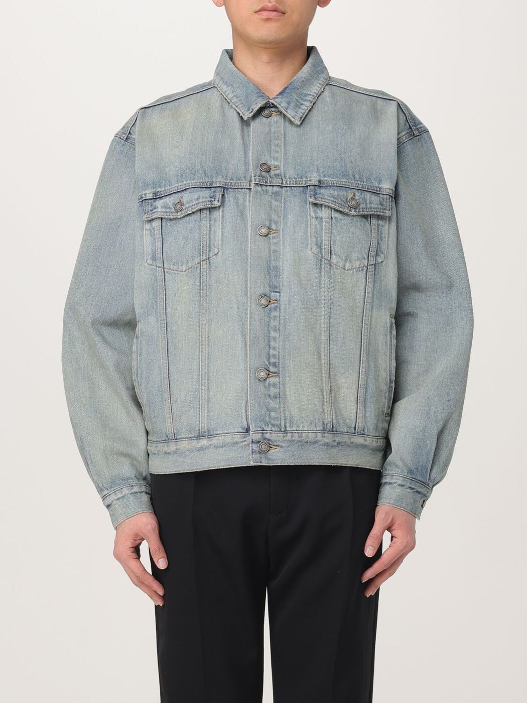 YSL ジャケット M Jacket in Wool Gabardine | Saint Laurent | YSL US
