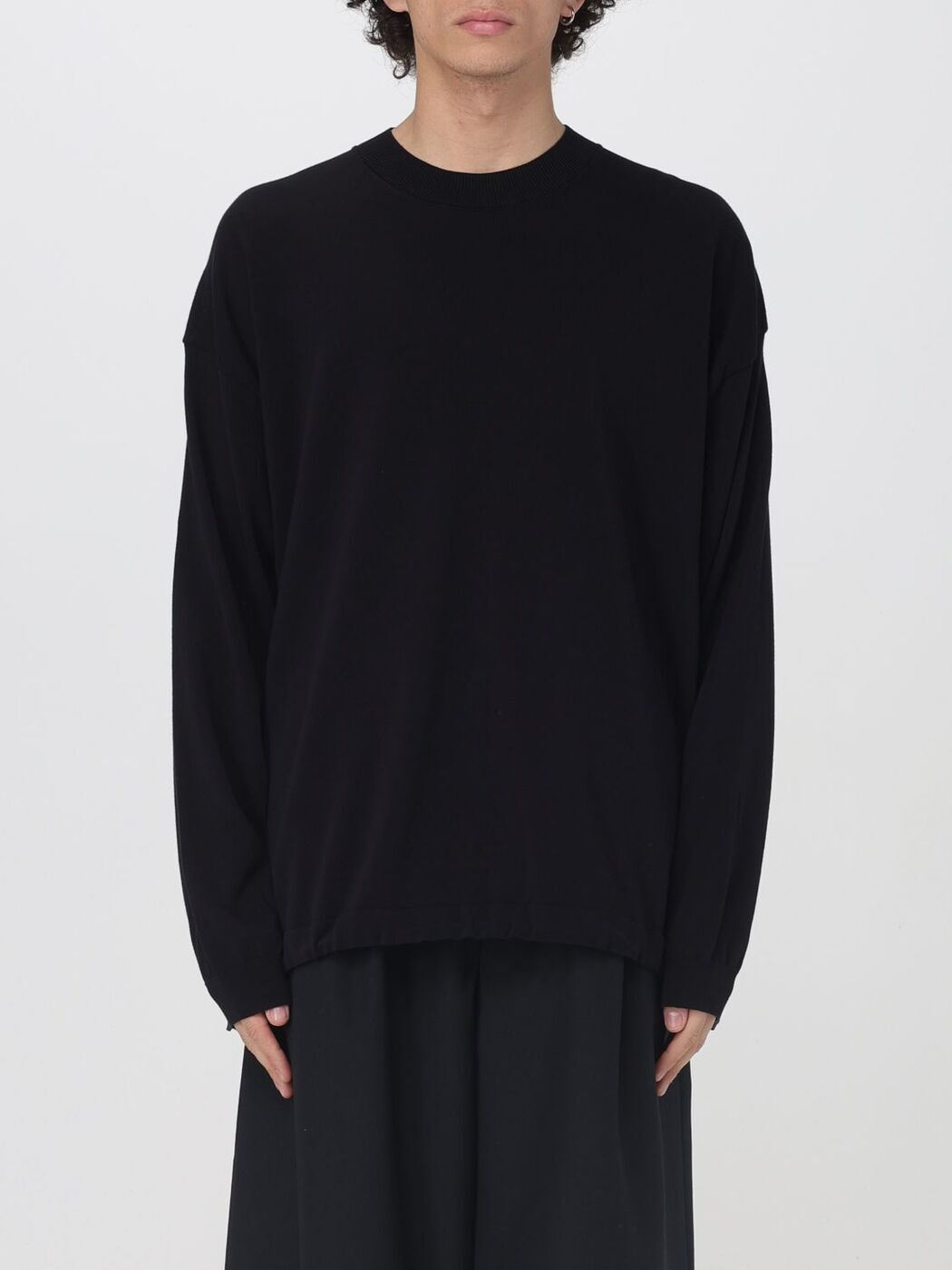 19AW フリンジロングニット S 黒ブラックコムデギャルソンオムプリュス COMME des GARCONS HOMME PLUS コム デ ギャルソン オム
