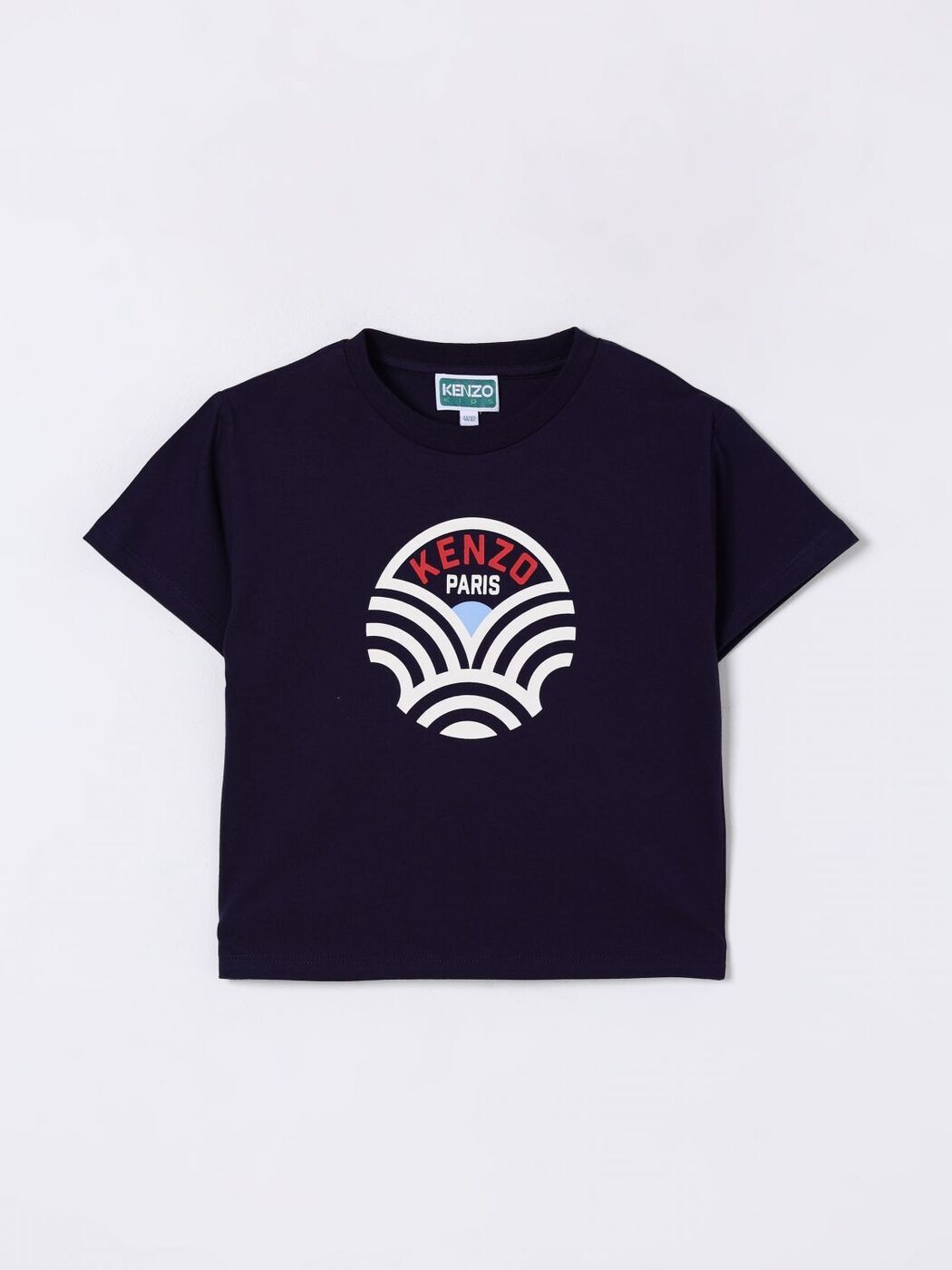 【KENZO】キューブ ロングスリーブ ロゴ クルーネック Tシャツ EZFW24ULS003___1_e53f5951-2060