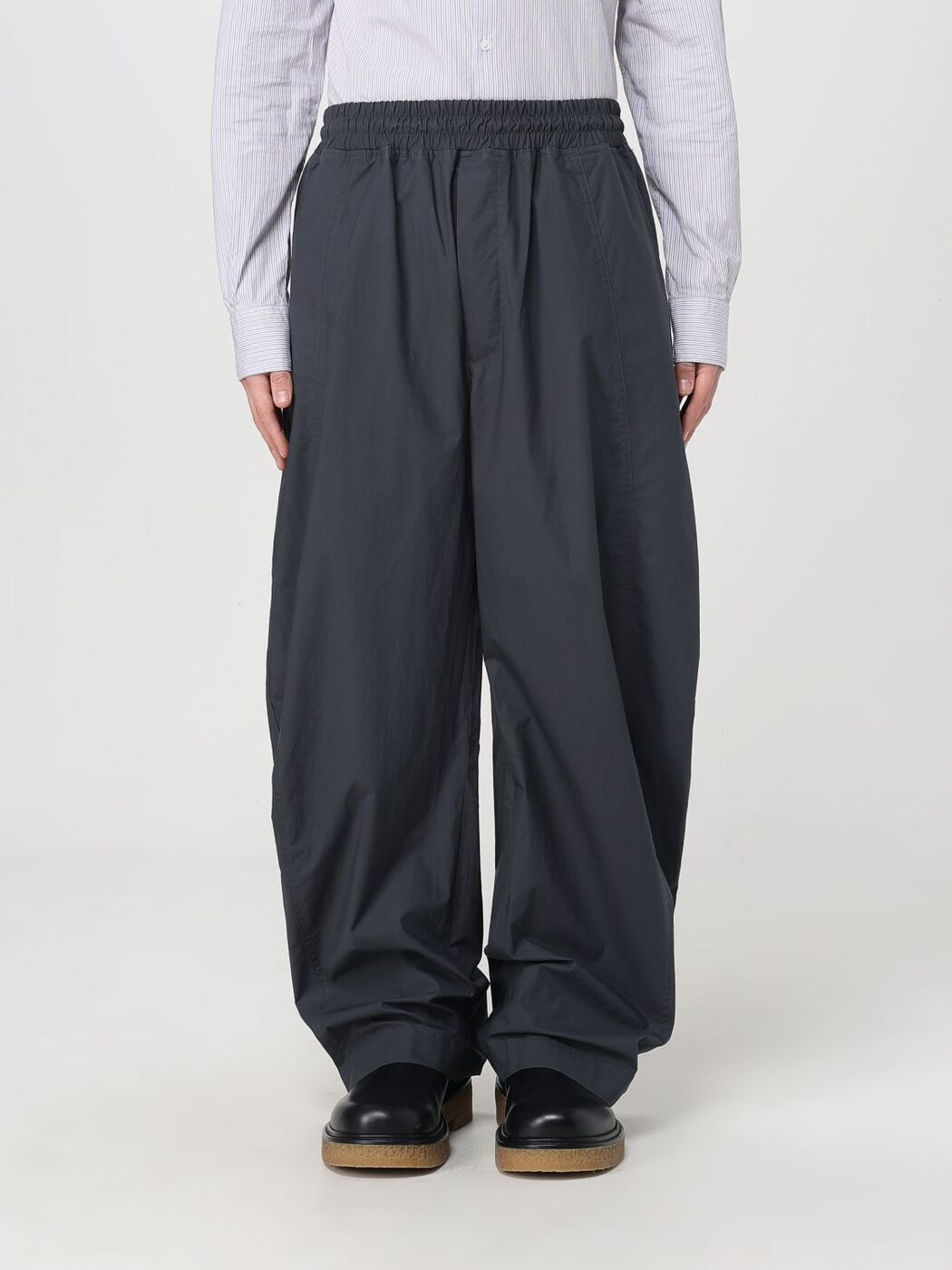 【BOTTEGA VENETA】新作 タックパンツ ウール Black 送料込み BOTTEGA VENETA AW2021 by Daniel Lee TECHNICAL STRETCH WOOL