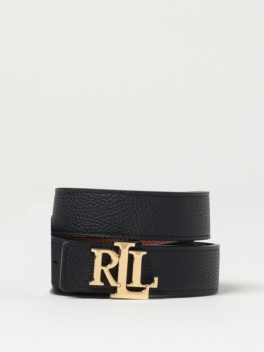 25ss ローレンラルフローレン ベルト ゴールド金具 ロゴ刻印 レザー 黒 25ss ローレンラルフローレン ベルト ゴールド金具 ロゴ刻印