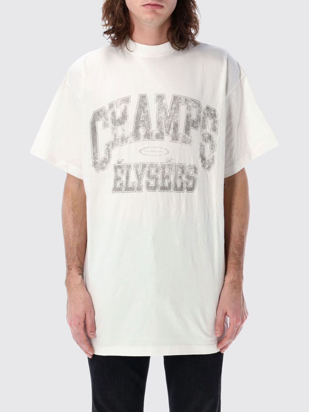 正規品 定価11万BALENCIAGAリアルバレンシアガTシャツ XS 男女兼用 国内正規品 定価9 8万 BALENCIAGA Logo-printed T-shirt Mサイズ