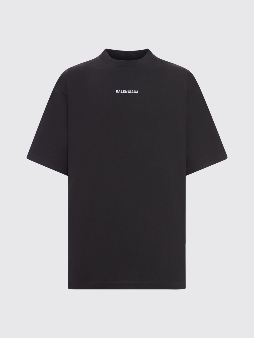 【BALENCIAGA】ロゴ エンブロイダリー クルーネック Tシャツ BALENCIAGA ( バレンシアガ ) エンブロイダリーロゴTシャツ