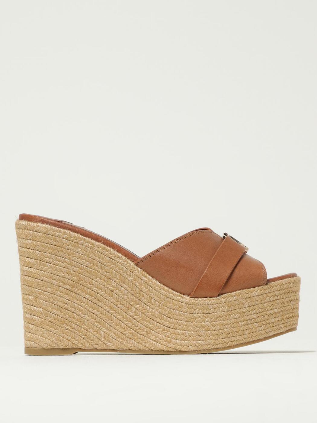 【JIMMY CHOO】CHOO ロゴサンダル★関税送料込み FAYENCE SANDAL | パール付き Black スムースレザー・フラット