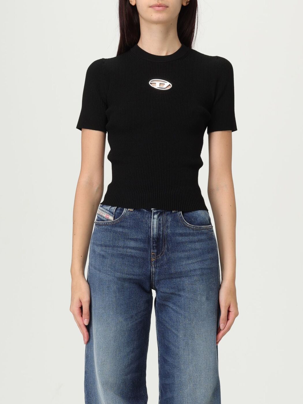 美品✨DIESEL♡ディーゼル✨ロンT ストレッチ ショート丈クロップド丈 M 楽天市場】DIESEL ディーゼル ニット M-ANCHOR-A-TN A14811