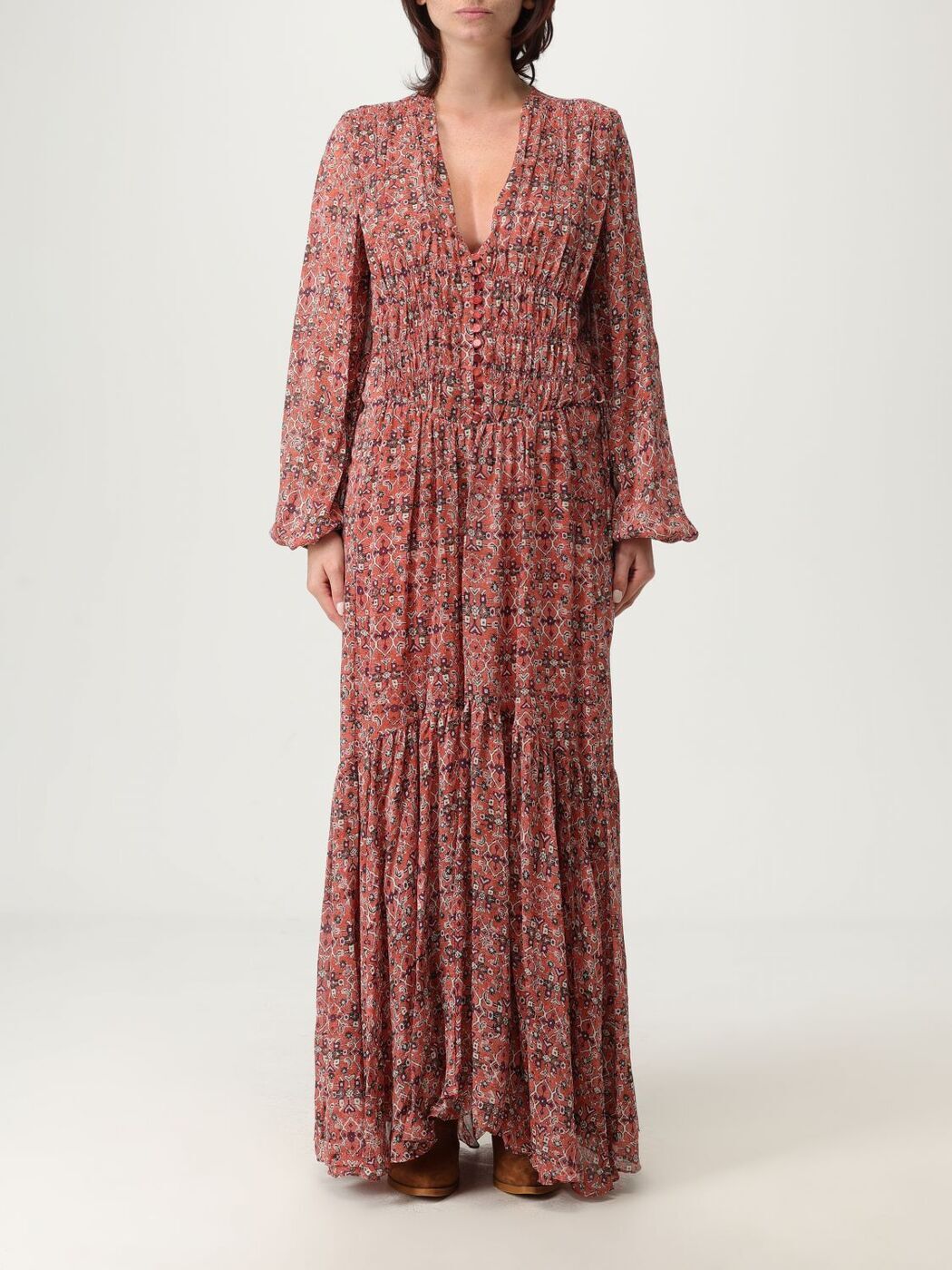 イザベルマラン シルク　ロングワンピース　ドレス ISABEL MARANT（イザベルマラン）の「ISABEL MARANT BLAINE